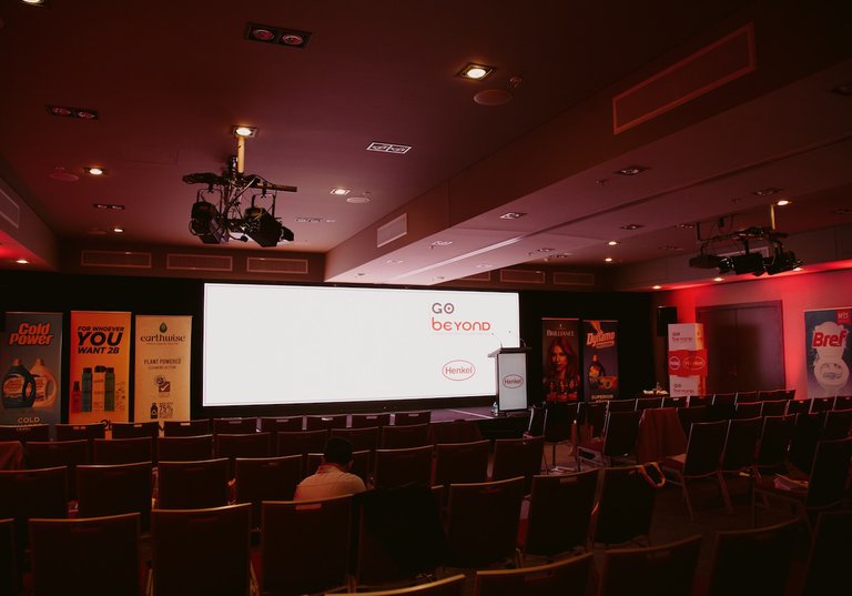 TomTom AV Production Queenstown Hilton Conference LED screen