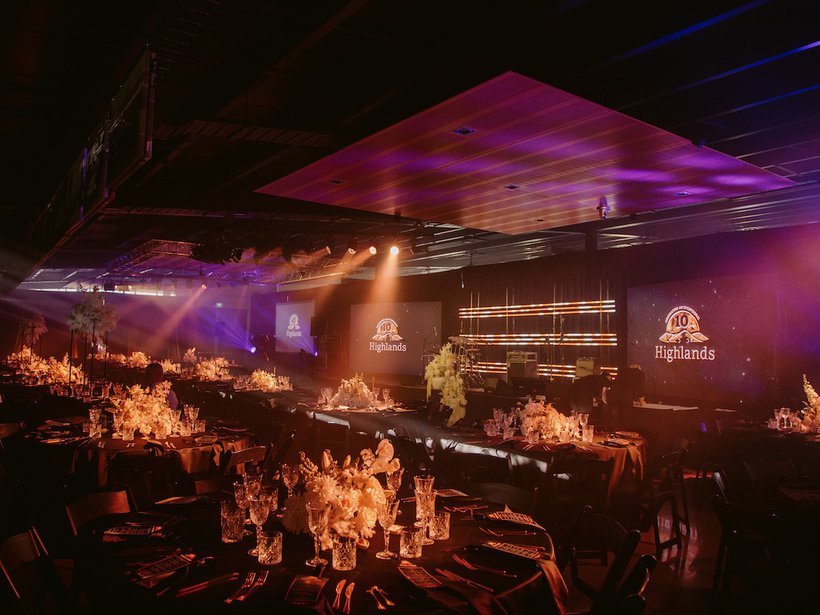 Highlands Queenstown Gala Dinner Production LED AV