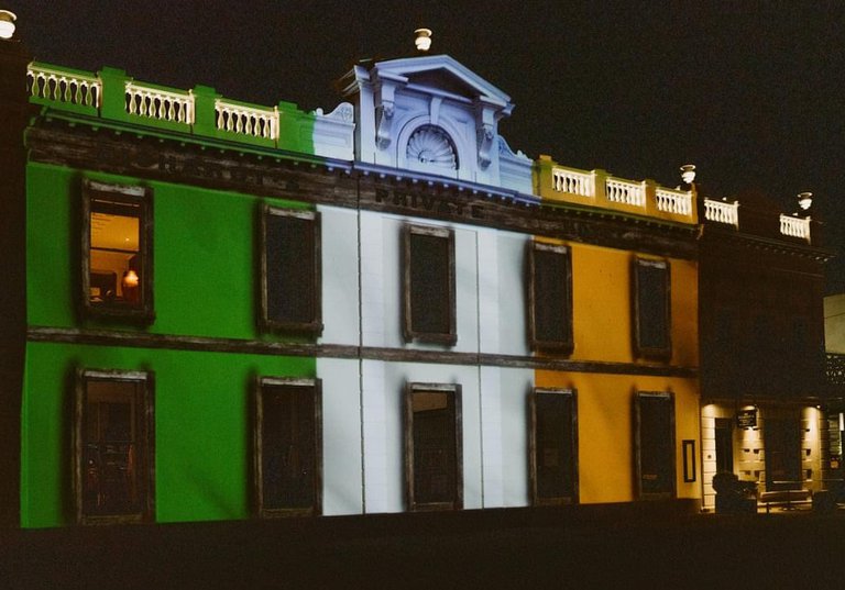 St Patricks Day Projection Mapping Queenstown Eichardts