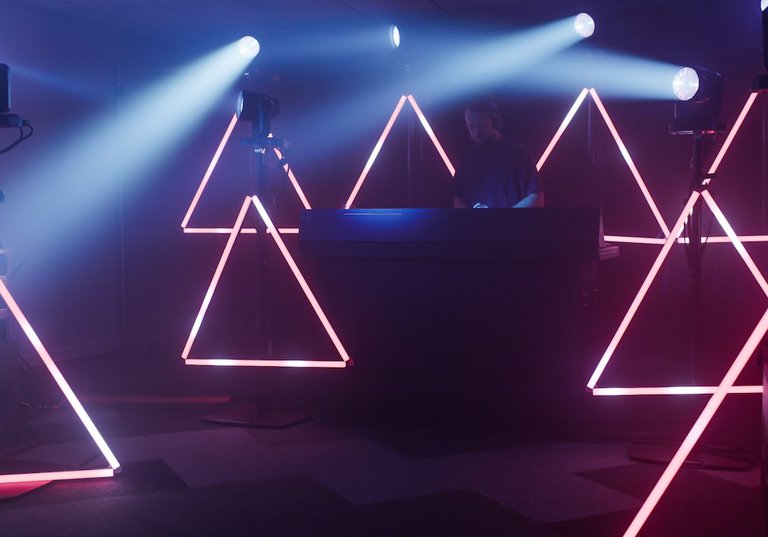 TomTom Queenstown AV Productions events Mountain Club Party lights