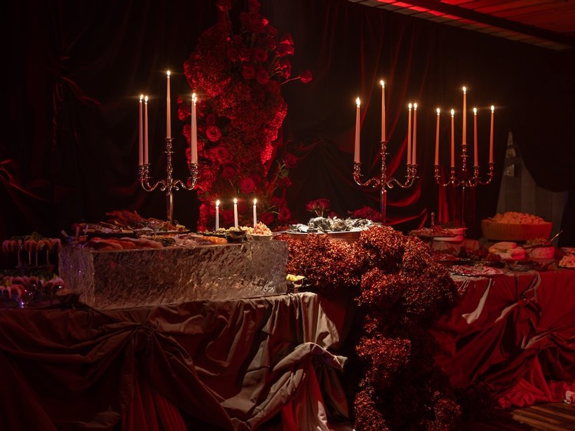 TomTom Queenstown AV Productions events. Woolshed Ayrburn Dinner